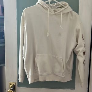 brandy melville white hong kong hoodie